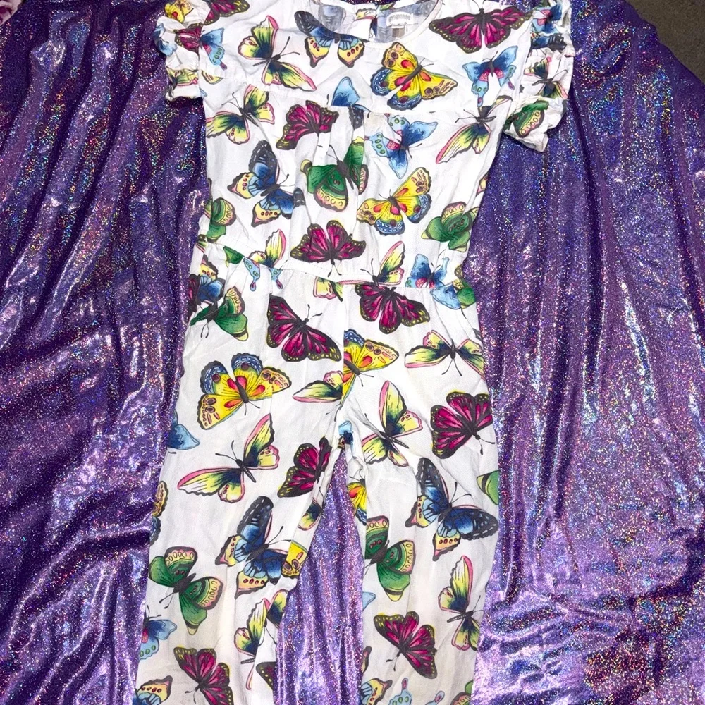 Girls Gymboree Butterfly Jumpsuit